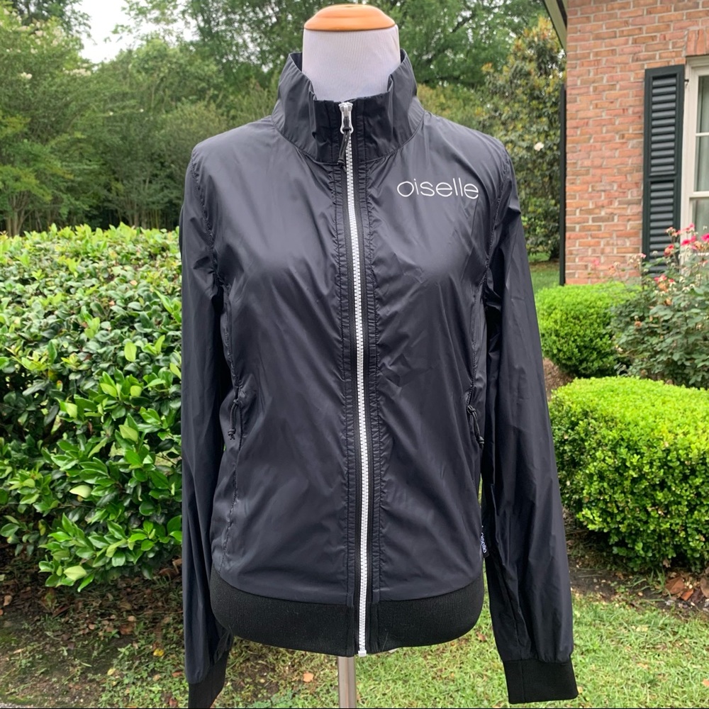 NWT Oiselle Black Limber Running Jacket Nylon Windbreaker XS NEW